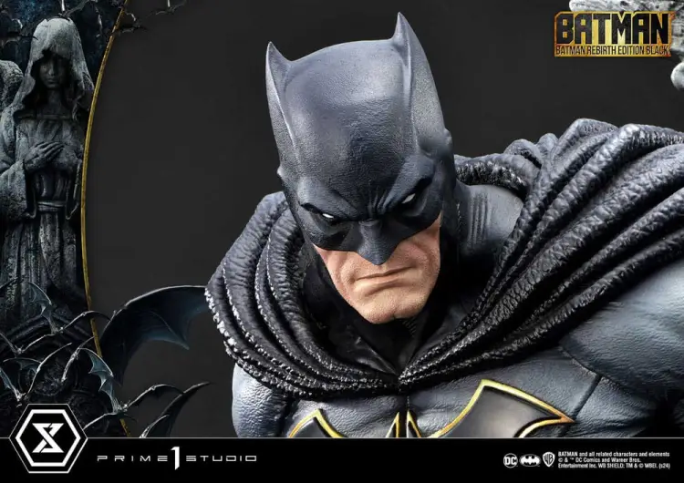 Prime 1 Studio DC Comics - Batman - Ultimate Premium Masterline Batman Rebirth Edition Black Deluxe Bonus Version 71 cm