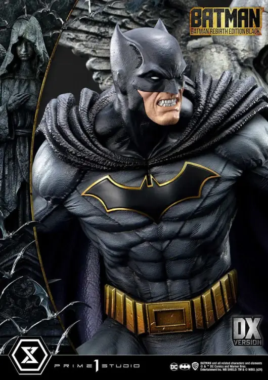 Prime 1 Studio DC Comics - Batman - Ultimate Premium Masterline Batman Rebirth Edition Black Deluxe Bonus Version 71 cm