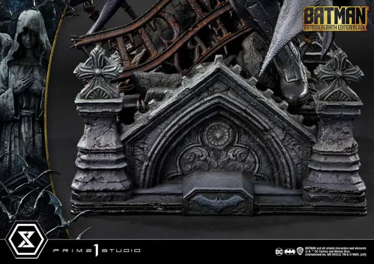 Prime 1 Studio DC Comics - Batman - Ultimate Premium Masterline Batman Rebirth Edition Black Deluxe Version 1/4 71 cm