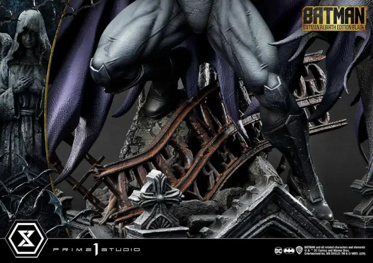 Prime 1 Studio DC Comics - Batman - Ultimate Premium Masterline Batman Rebirth Edition Black Deluxe Version 1/4 71 cm