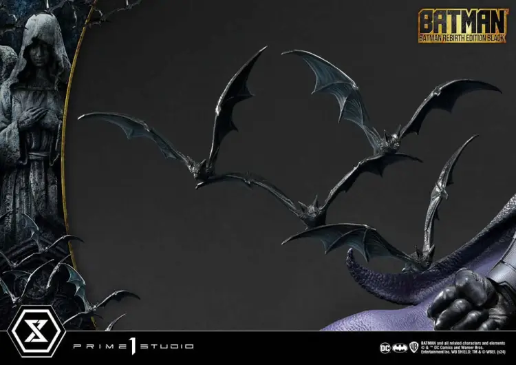 Prime 1 Studio DC Comics - Batman - Ultimate Premium Masterline Batman Rebirth Edition Black Deluxe Version 1/4 71 cm