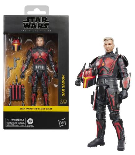 Hasbro Star Wars The Clone Wars - Gar Saxon - Figurka Black Series 15cm