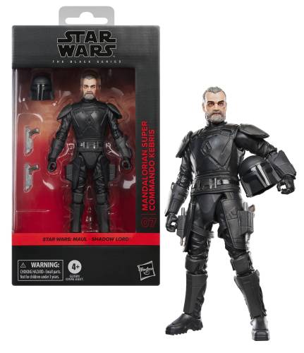 Hasbro Star Wars - Maul - Mandalorian Super Commando Kebris Black Series #15cm