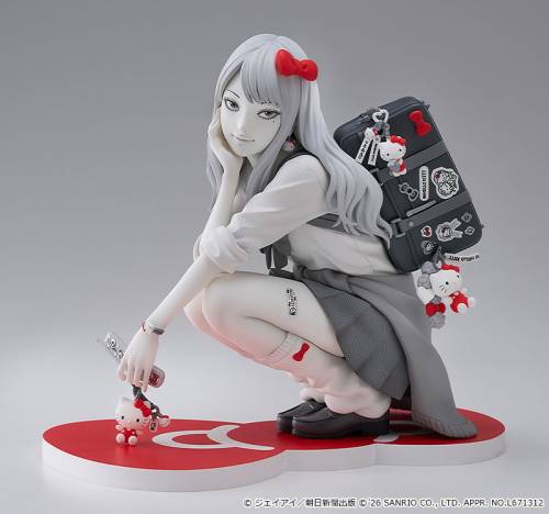 Good Smile Company Junji Ito x Hello Kitty - Gyaru Tomie x Hello Kitty - Figurka 14cm