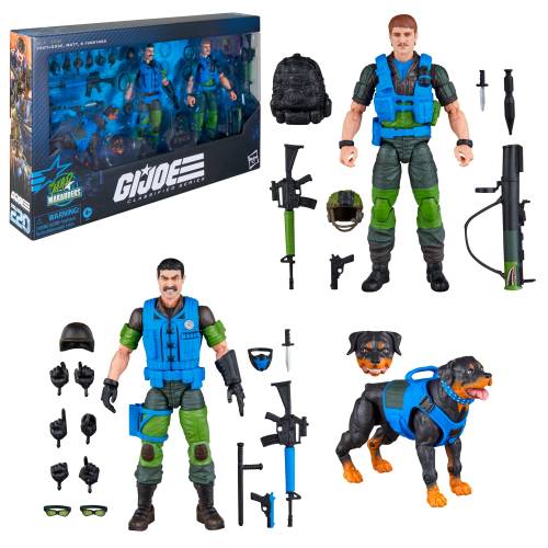 Hasbro G.I. JOE - Footloose z psem Mutt i Junkyard - Figurka Classified Series