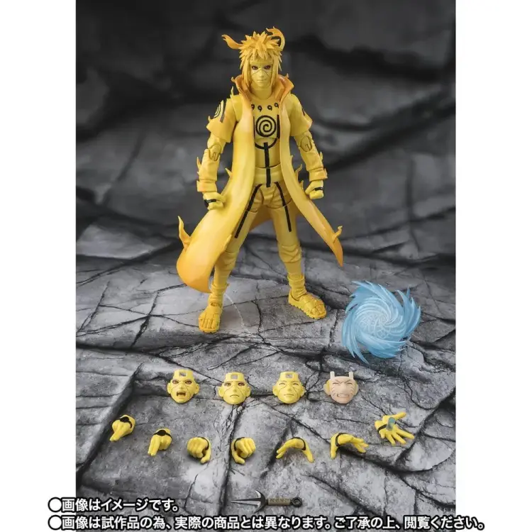 Bandai S.H. Figuarts Naruto - Minato Namikaze Kurama Link Mode - Bond of Light That Shatters Darkness