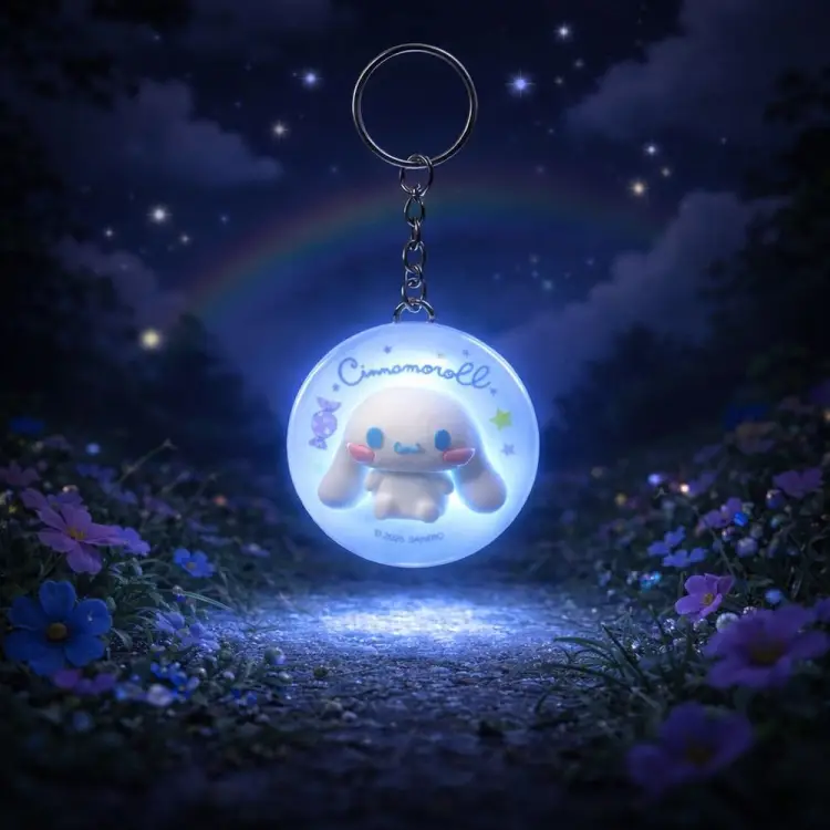 Thumbs Up Sanrio - Cinnamoroll - Świecący Brelok