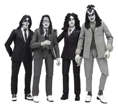 NECA KISS - Dressed to Kill Album Cover - Figurki Akcji 4-pak 18 cm
