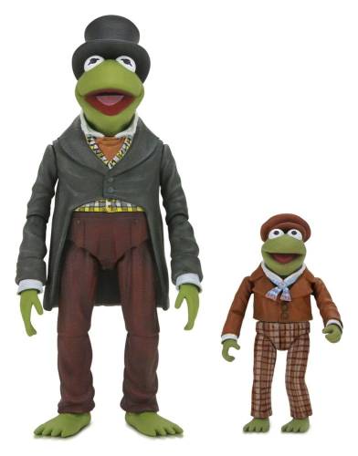 NECA - The Muppet Christmas Carol - Kermit as Bob Cratchit & Robin as Tiny Tim - Ultimate Figurki Akcji 2-pack 18 cm