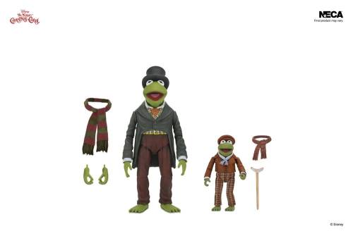 NECA - The Muppet Christmas Carol - Kermit as Bob Cratchit & Robin as Tiny Tim - Ultimate Figurki Akcji 2-pack 18 cm