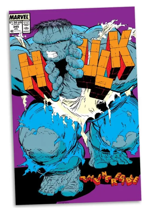 McFarlane Toys Marvel - Hulk - The Incredible Hulk #345 Gold Label 1/6
