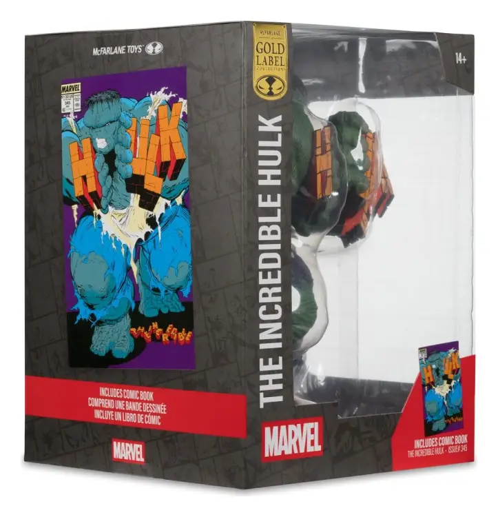 McFarlane Toys Marvel - Hulk - The Incredible Hulk #345 Gold Label 1/6