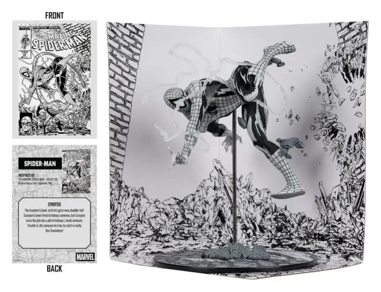 McFarlane Toys Marvel - Spider-Man - Line Art Gold Label #1/10