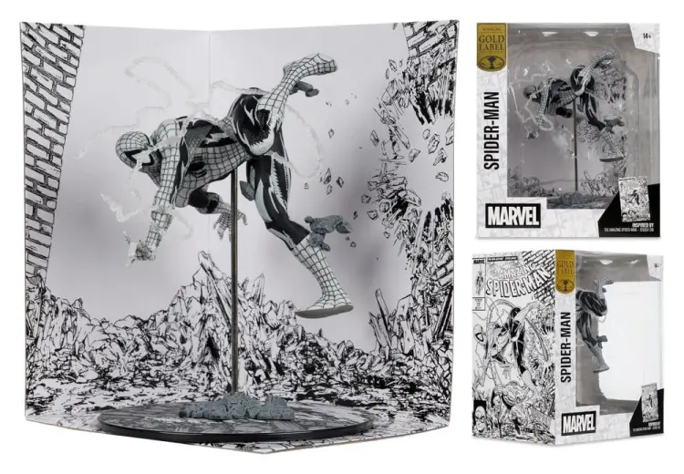 McFarlane Toys Marvel - Spider-Man - Line Art Gold Label #1/10