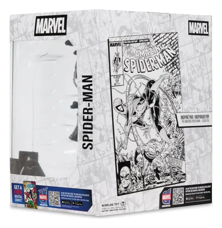 McFarlane Toys Marvel - Spider-Man - Line Art Gold Label #1/10