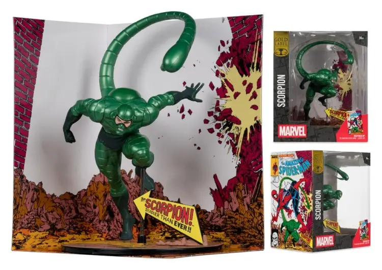 McFarlane Toys Marvel - Scorpion - Metallic Gold Label 1/10 Statue