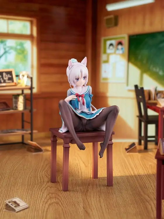 Luminous Box Senren*Banka - Yoshino Tomotake - Figurka PVC 1/7 Animal Ears School Uniform Ver.