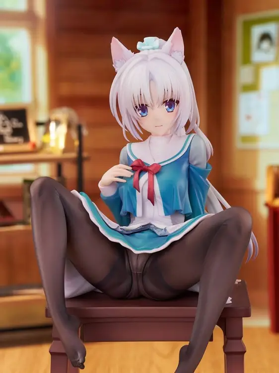 Luminous Box Senren*Banka - Yoshino Tomotake - Figurka PVC 1/7 Animal Ears School Uniform Ver.