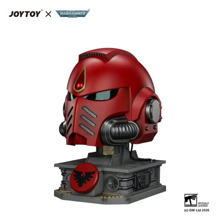 Joy Toy Warhammer 40K - Blood Angels - MkX Helm Replica with Display Stand (44 cm)