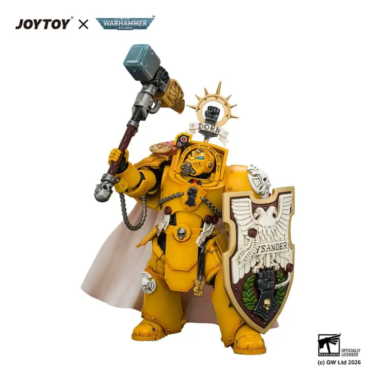 Joy Toy Warhammer 40K - Darnath Lysander - Imperial Fists Action Figure 14 cm