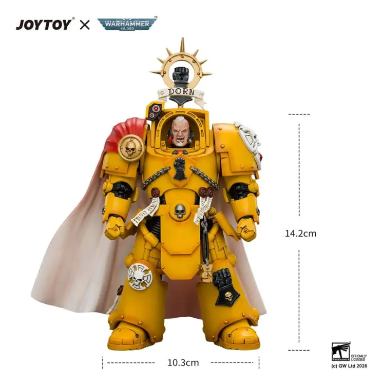 Joy Toy Warhammer 40K - Darnath Lysander - Imperial Fists Action Figure 14 cm