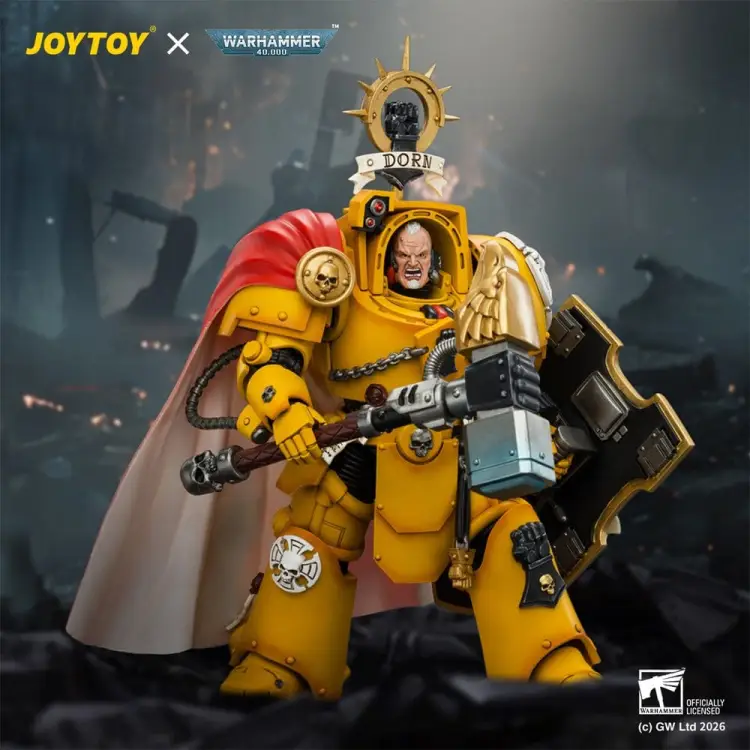 Joy Toy Warhammer 40K - Darnath Lysander - Imperial Fists Action Figure 14 cm