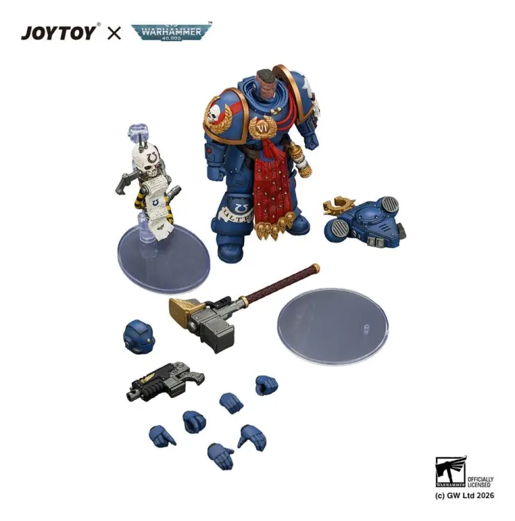 Joy Toy Warhammer 40K - Ultramarines Ferren Areios - Figurka Akcji 12 cm