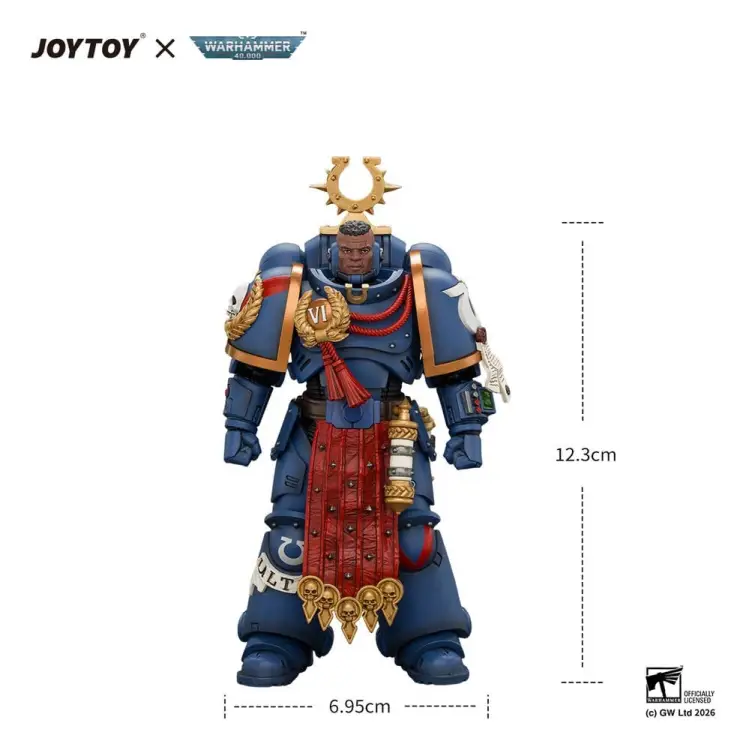 Joy Toy Warhammer 40K - Ultramarines Ferren Areios - Figurka Akcji 12 cm