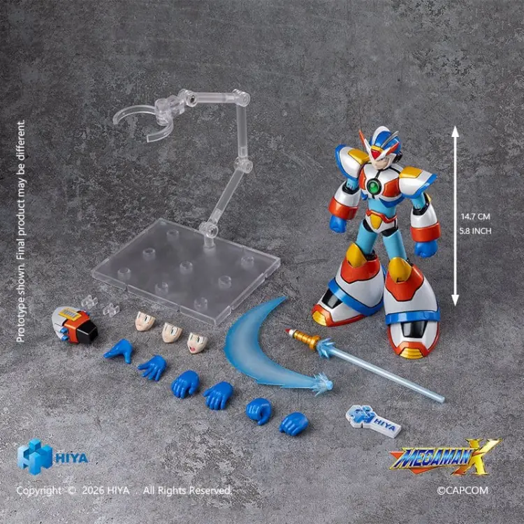 Hiya Toys - Mega Man X - Third Armor Exquisite Basic Figurka Akcji #15cm