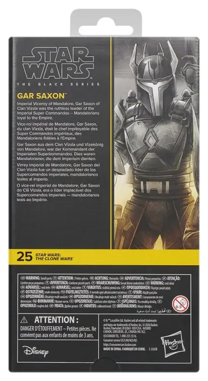 Hasbro Star Wars: The Clone Wars Black Series - Gar Saxon - Action Figure #6