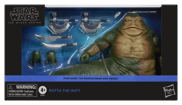 Hasbro Star Wars: The Mandalorian and Grogu Black Series - Rotta the Hutt Figurka #1