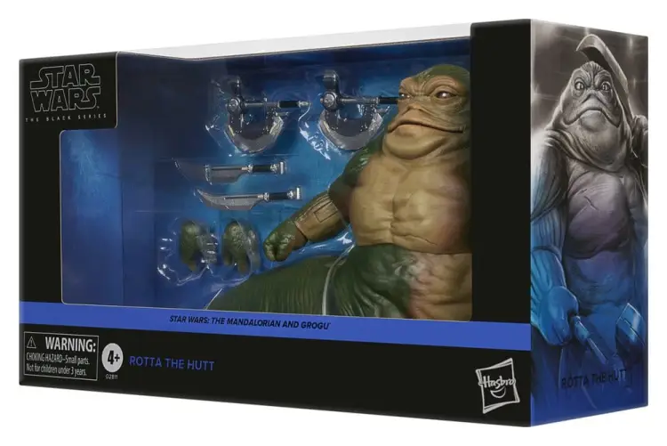 Hasbro Star Wars: The Mandalorian and Grogu Black Series - Rotta the Hutt Figurka #1