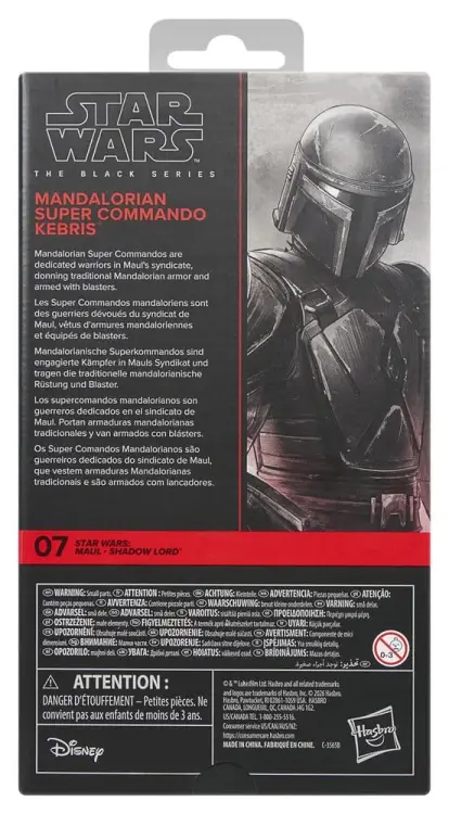 Hasbro Star Wars The Black Series - Mandalorian Super Commando Kebris #F4366