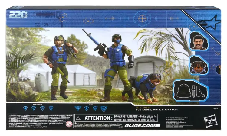 Hasbro G.I. Joe Classified Series - Mad Marauders: Footloose, Mutt & Junkyard #220