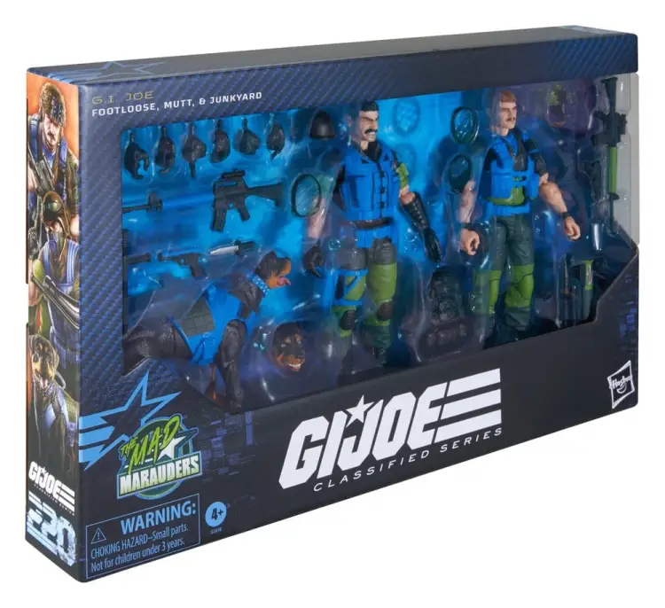 Hasbro G.I. Joe Classified Series - Mad Marauders: Footloose, Mutt & Junkyard #220