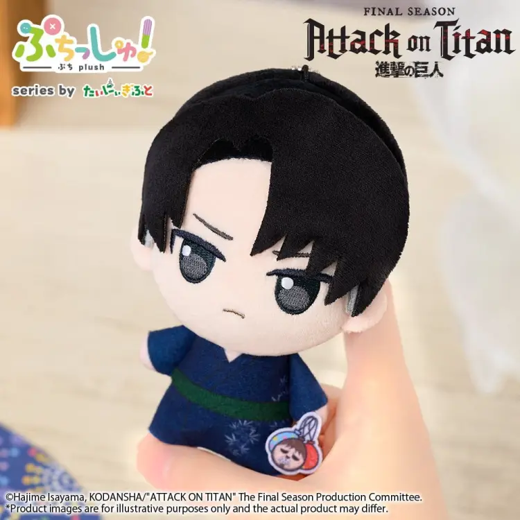Bushiroad Attack on Titan Puchish! - Levi Ackerman - Yukata Ver. Pluszak 12 cm