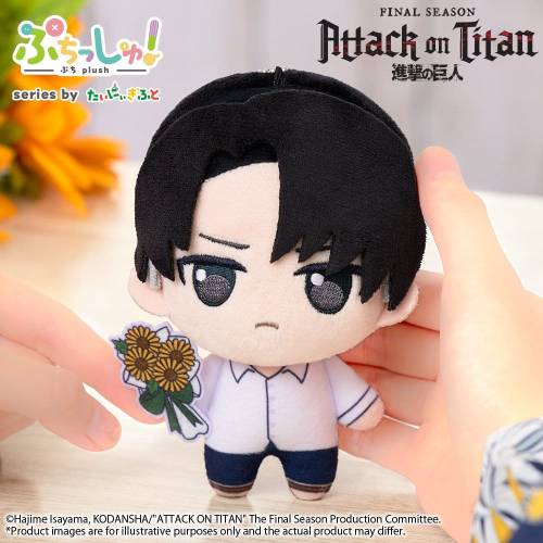 Bushiroad Attack on Titan Puchish! - Levi Ackerman - Sunflower Ver. Pluszak 12 cm