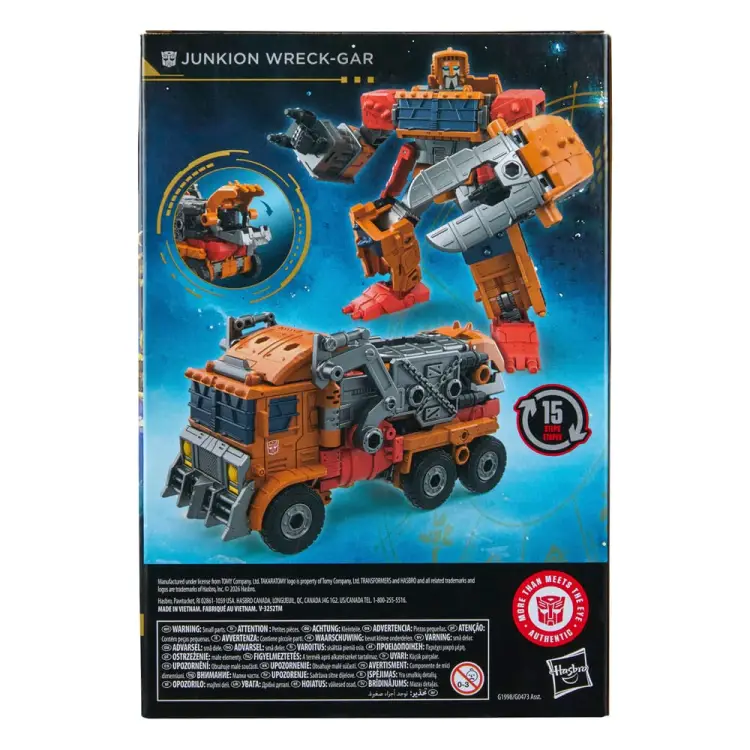 Hasbro Transformers Age of the Primes - Junkion Wreck-Gar - Figurka Voyager Class