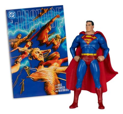 McFarlane Toys DC Direct Page Punchers - Superman - Red Platinum Edition