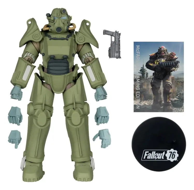 McFarlane Toys Fallout 76 - T-45 Military Armor Red Platinum Edition Figurka 20 cm
