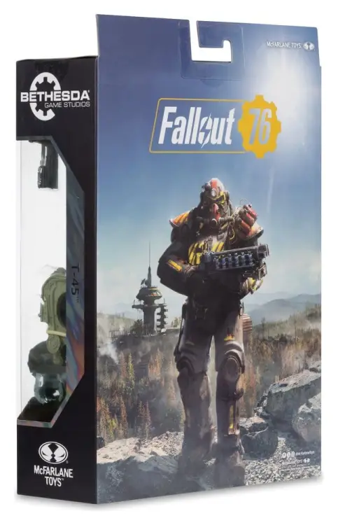 McFarlane Toys Fallout 76 - T-45 Military Armor Red Platinum Edition Figurka 20 cm