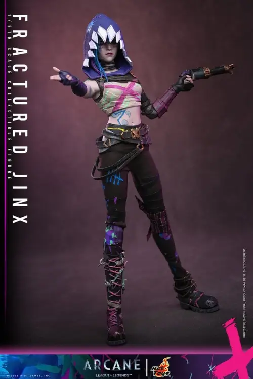 Hot Toys Arcane - Jinx Fractured 1/6 - Figurka Kolekcjonerska 28 cm