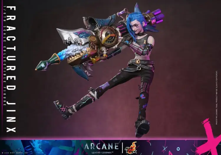 Hot Toys Arcane - Jinx Fractured 1/6 - Figurka Kolekcjonerska 28 cm