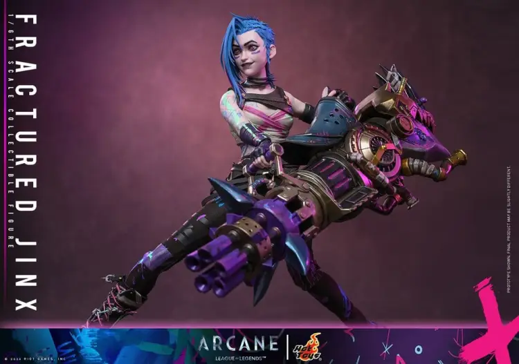 Hot Toys Arcane - Jinx Fractured 1/6 - Figurka Kolekcjonerska 28 cm