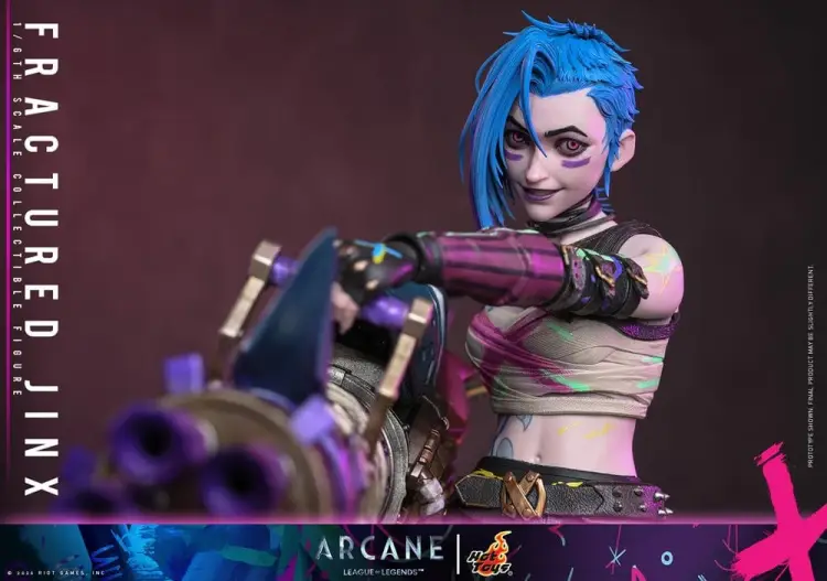 Hot Toys Arcane - Jinx Fractured 1/6 - Figurka Kolekcjonerska 28 cm