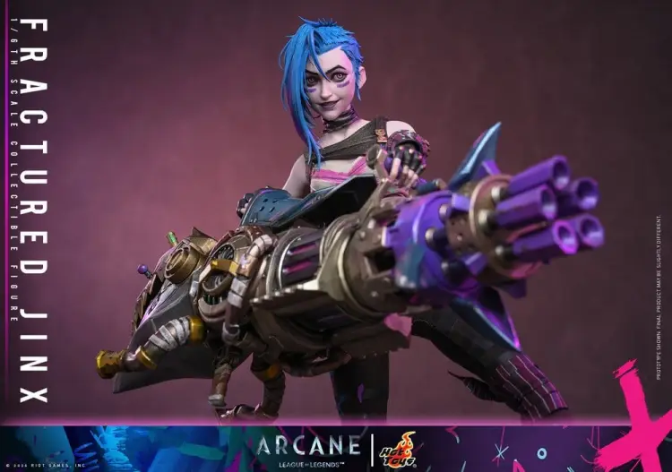 Hot Toys Arcane - Jinx Fractured 1/6 - Figurka Kolekcjonerska 28 cm