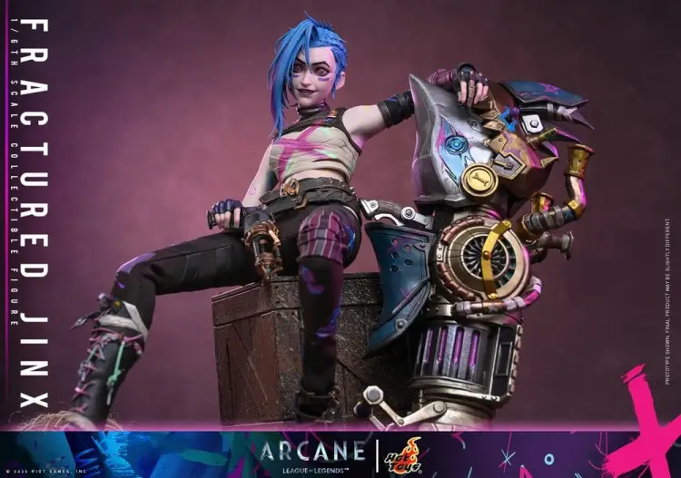 Hot Toys Arcane - Jinx Fractured 1/6 - Figurka Kolekcjonerska 28 cm