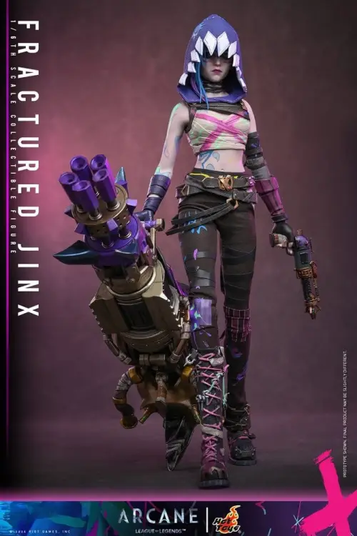 Hot Toys Arcane - Jinx Fractured 1/6 - Figurka Kolekcjonerska 28 cm