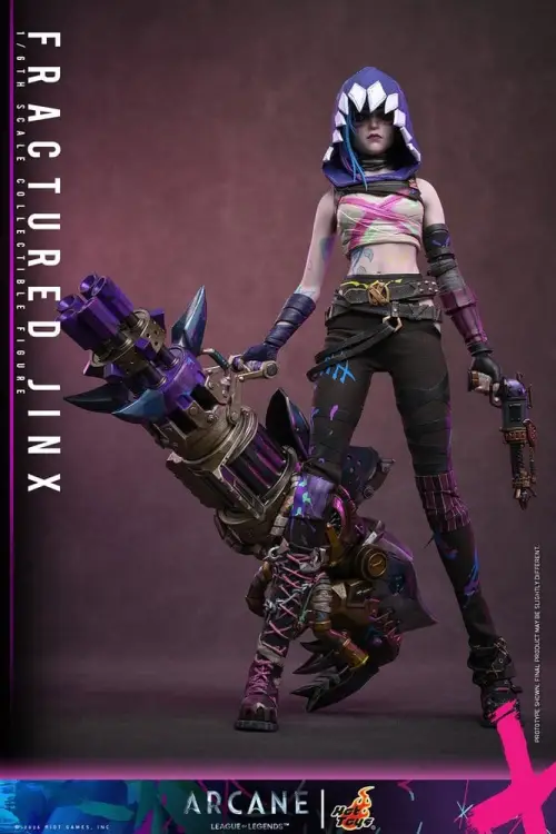 Hot Toys Arcane - Jinx Fractured 1/6 - Figurka Kolekcjonerska 28 cm