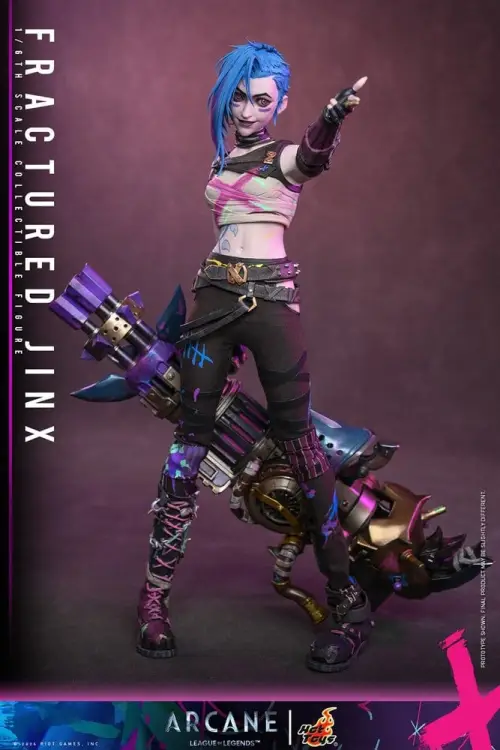 Hot Toys Arcane - Jinx Fractured 1/6 - Figurka Kolekcjonerska 28 cm
